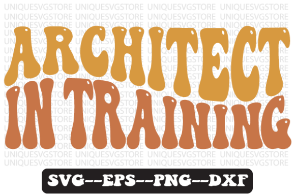 Architect in Training Retro Svg Design for Crafts and Graphics