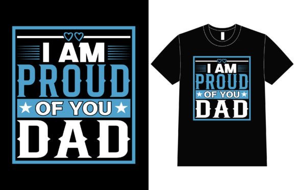 Dad Typography T Shirt Design for Graphics and T-Shirt Designs