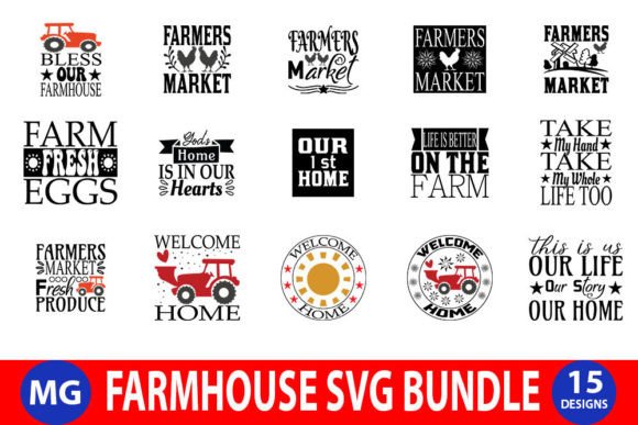 Farmhouse Bundle: Graphics and Crafts for Real Makers
